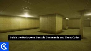 Dentro de los comandos y códigos de trucos de la consola Backrooms
